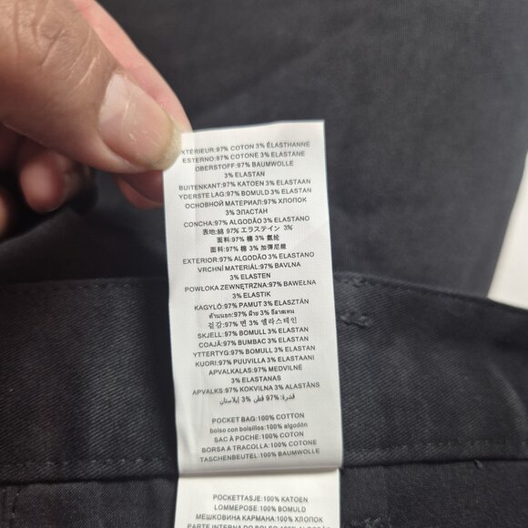 Michael Kors Women's Shorts Size 16 Black  Chino (55) - Picture 7 of 8